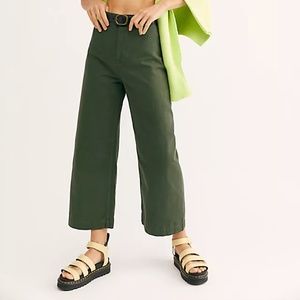 Free People Green Patti Pant 26